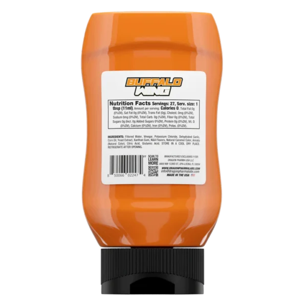 Dragon Dip Buffalo Wing 300mg Informacion nutricional