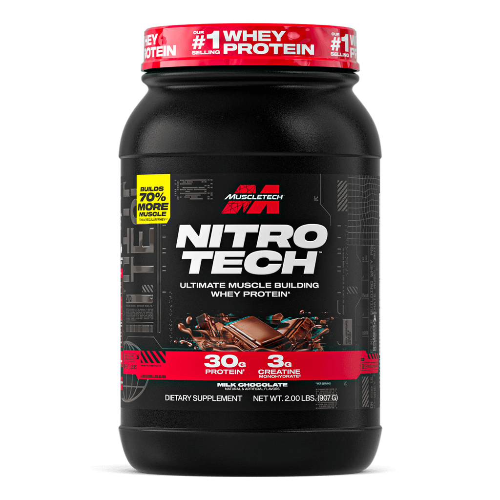 Muscletech Nitrotech 100% Whey Protein 2lb/21 servicios chocolate