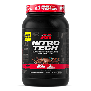 Muscletech Nitrotech 100% Whey Protein 2lb/21 servicios chocolate
