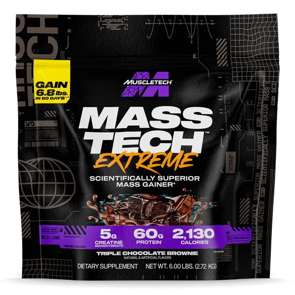 Muscletech Ganador Mass Tech Extreme 2000 6 Lbs chocolate brownie
