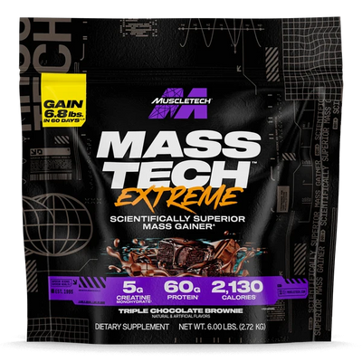 Muscletech Ganador Mass Tech Extreme 2000 6 Lbs chocolate brownie