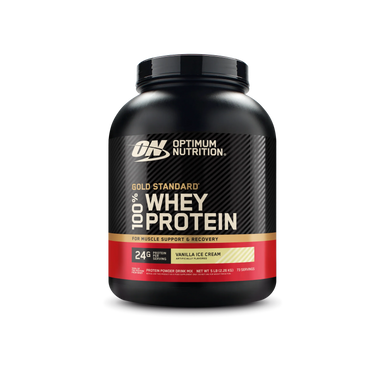 Optimum Nutrition Proteina Gold Standard 100% Whey 5 libras Vainilla