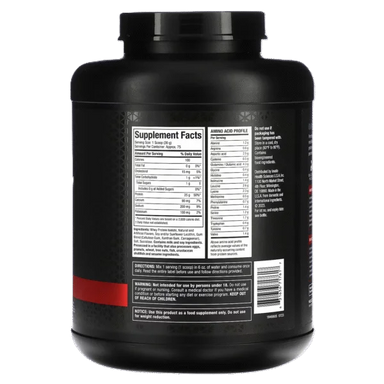 MUSCLETECH ISO WHEY 5 LBS PROTEINA Informacion nutricional