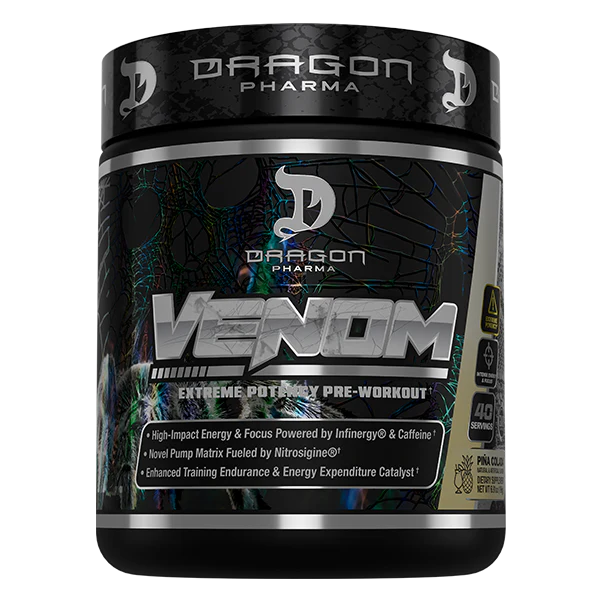 Dragon Pharma Venom Pre Entreno 40 Servicios piña colada