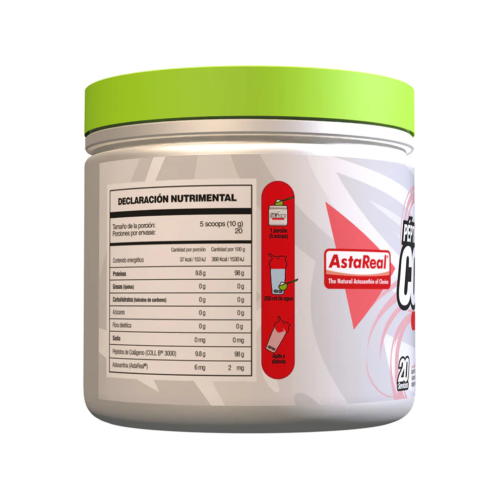 FSB Peptidos de Colágeno + Astaxantina 200g 20 Servicios Informacion nutricional