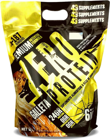 43 Supplements Proteina Hidrolizada 13.2 Lbs 150 Servicios galleta