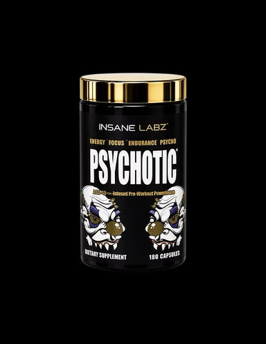 Insane Labz Psychotic Gold Pre Entreno 180 Capsulas 30 Servicios