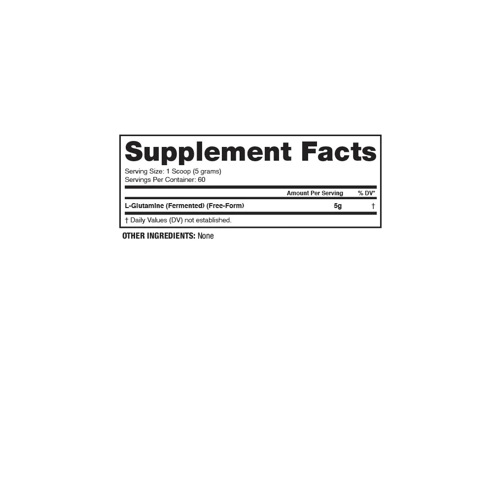Dragon Pharma Glutamina 300Gr 60 Servicios Informacion nutricional