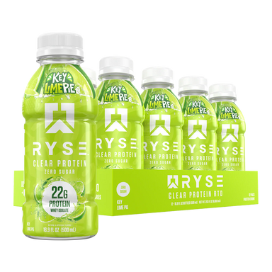 Ryse Clear Whey Proteina Drink 12 pack Key Lime Pie