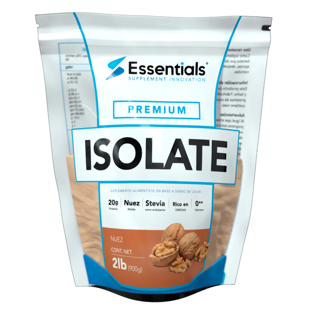 Essentials Isolate Premium 2 Lbs 72 Servicios Nuez