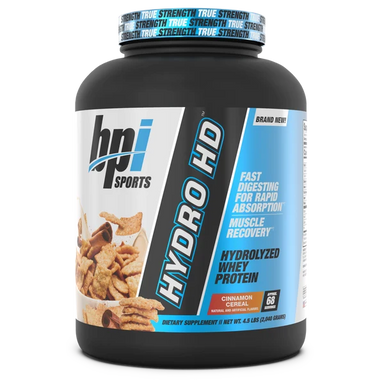 BPI Sports Proteina Hydro HD Whey 5 Lbs cinnamon cereal