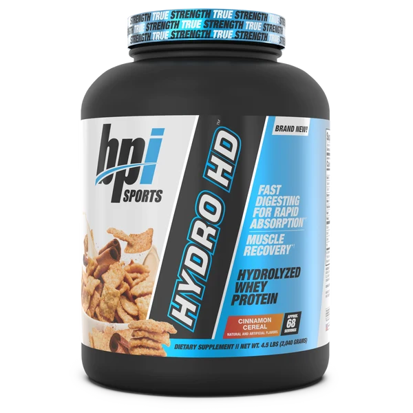 BPI Sports Proteina Hydro HD Whey 5 Lbs cinnamon cereal