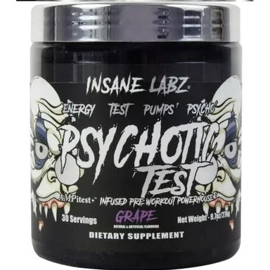 43 Supplements Creatina Monohidratada 1 Kg 200 Servicios Insane Labz Psychotic Test Pre Entreno 30 Servicios uva