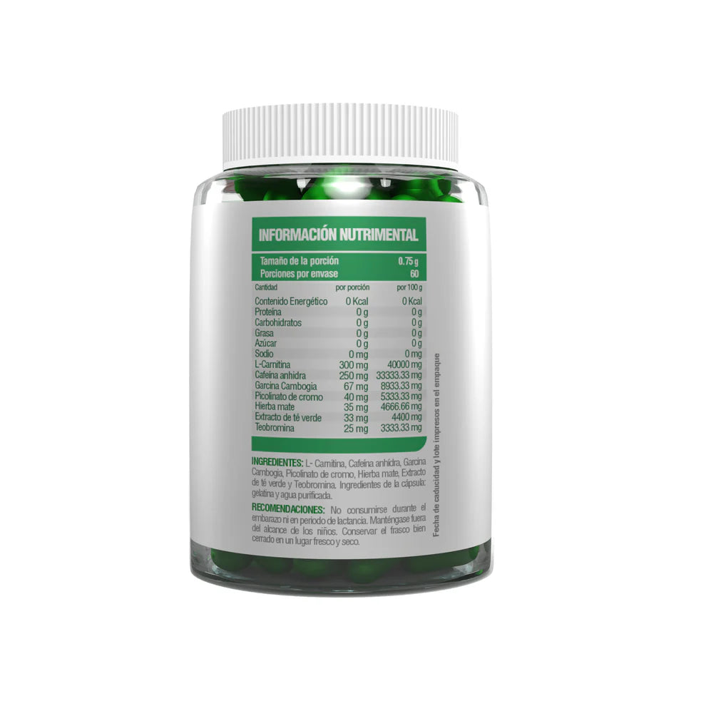 FSB Lipo Shred Fit Line 60 Capsulas informacion nutricional