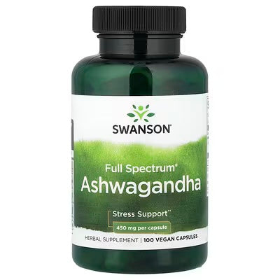 Swanson Ashwagandha 450mg 100 Capsulas