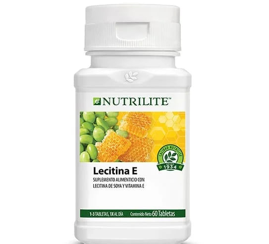 Nutrilite Lecitina + Vitamina E 60 Tabletas Masticables
