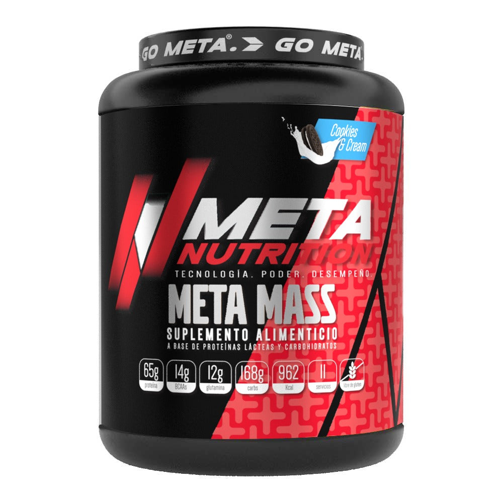 Meta Nutrition Proteina Meta Mass 6 Lbs cookies and cream
