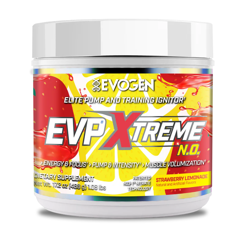 Evogen EVP Xtreme N.O Pre Entreno 40 Servicios fresa limonada