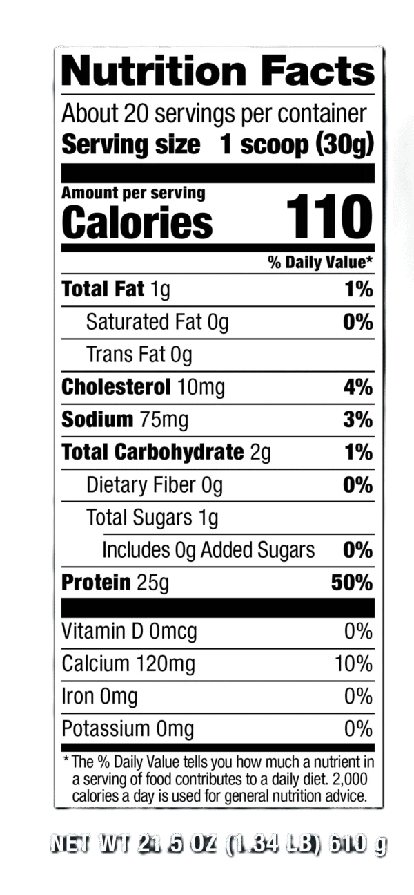 Dymatize Proteina Iso 100 1.4 Lbs 20 Servicios Birthday Cake Pebbles informacion nutricional