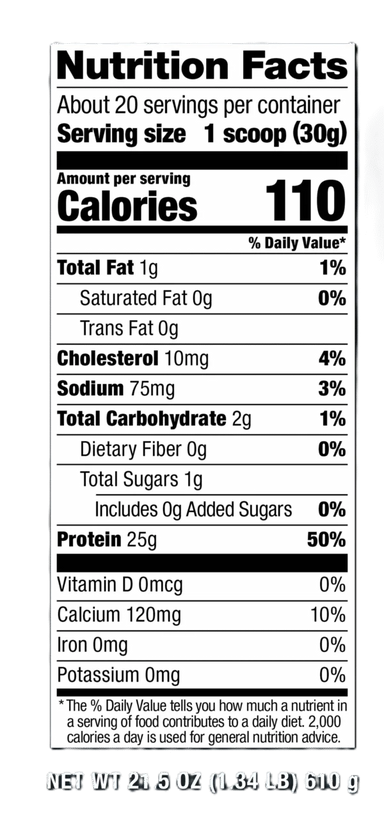 Dymatize Proteina Iso 100 1.4 Lbs 20 Servicios Birthday Cake Pebbles informacion nutricional
