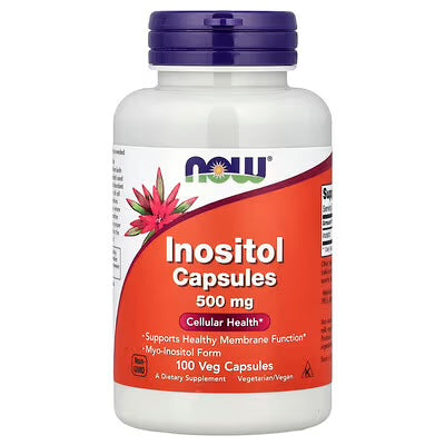Now Foods Inositol 500mg 100 Capsulas