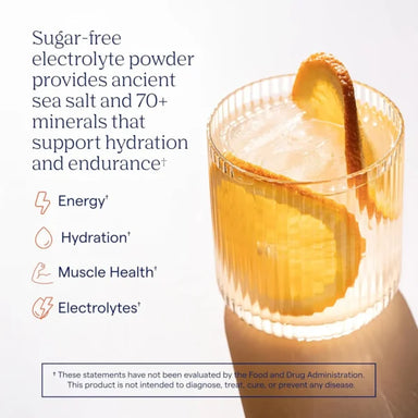 Trace Minerals ZeroLyte Bebida en Polvo de Electrolitos sabor Naranja Salada Portada 3