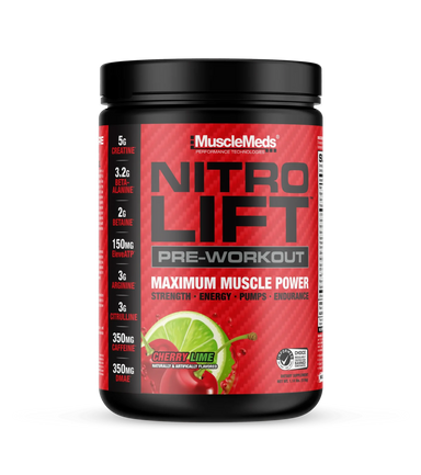 Musclemends Nitro Lift Pre Workout 40 Servicios cherry lime