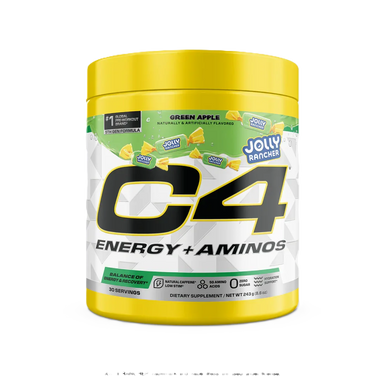 Cellucor C4 Energy + Aminos Jolly Rancher 30 servicios Green apple