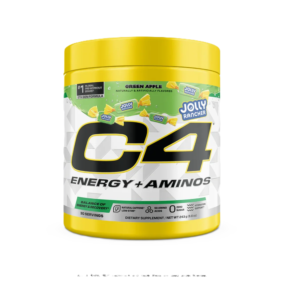 Cellucor C4 Energy + Aminos Jolly Rancher 30 servicios Green apple