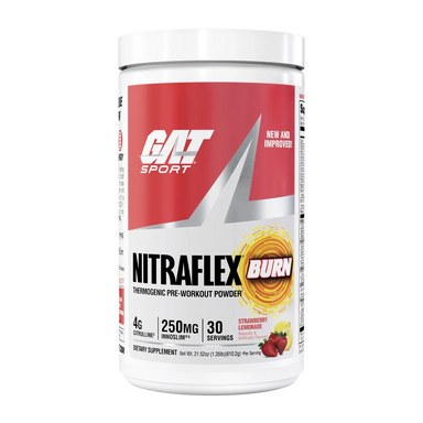 GAT Nitraflex Burn Formula Mejorada 30 Servicios (600gr.) strawberry Lemonade