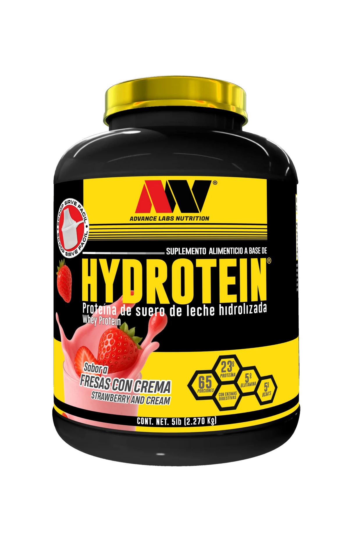Advance Nutrition Proteina Hydrotein 5 Libras fresa