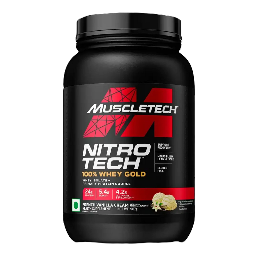 Muscletech Nitrotech 100% Whey Gold 2 Lbs 28 Serv Proteina vainilla