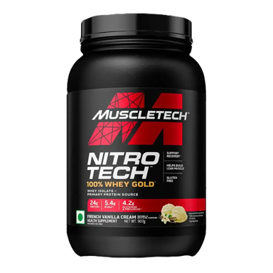 Muscletech Nitrotech 100% Whey Gold 2 Lbs 28 Serv Proteina vainilla