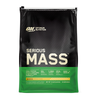 Optimum Nutrition Serious Mass 12 Libras Banana