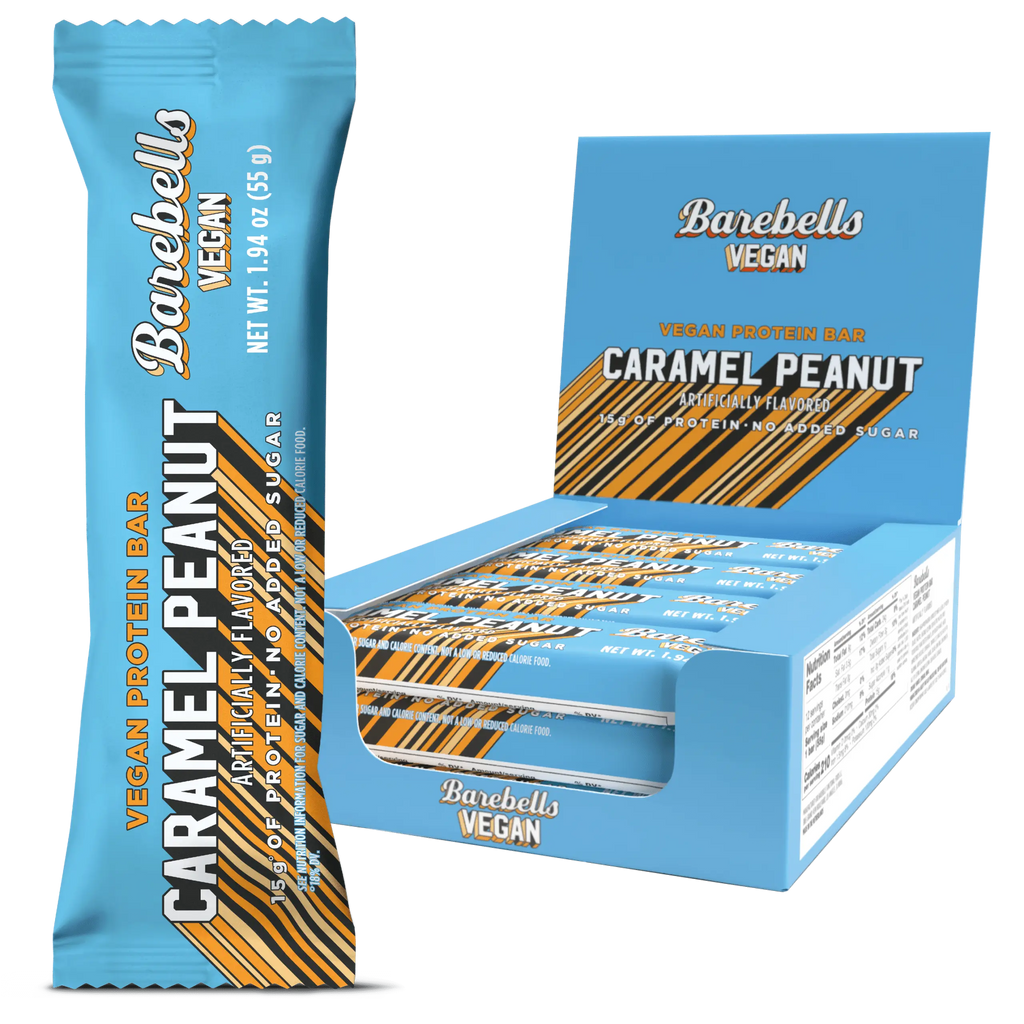 Barebells Barra de Proteina Vegana 12 Piezas caramel peanut