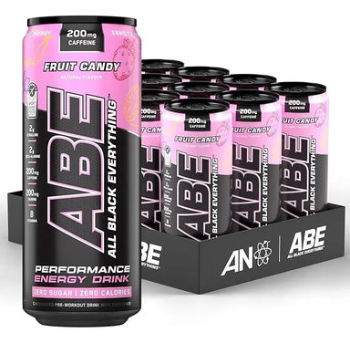 AN ABE Energy Drink + Performance 11.2 Oz 12 Pack Fruit candy
