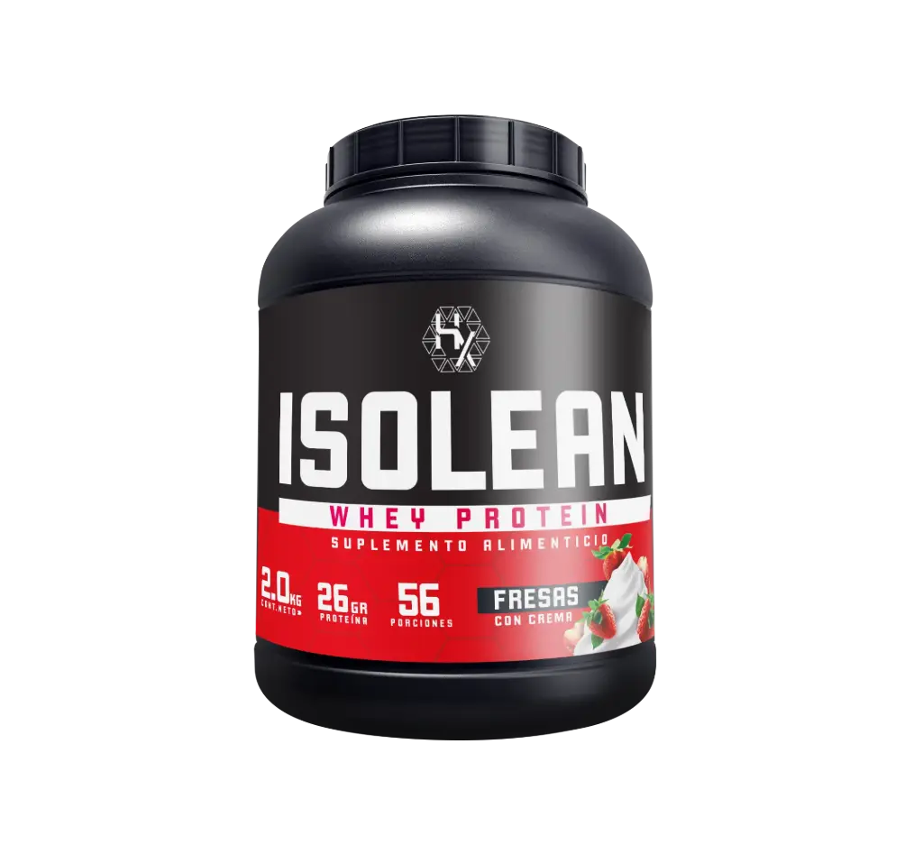 Holix Lab Isolean Whey Protein 2 Kg 56 Servicios Fresas con crema