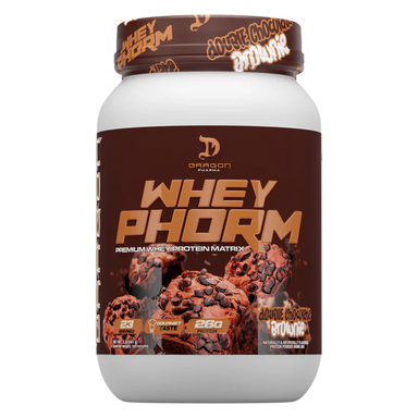 Dragon Pharma Proteina Wheyphorm 2lbs 23 Servicios Double chocolate Brownie Portada