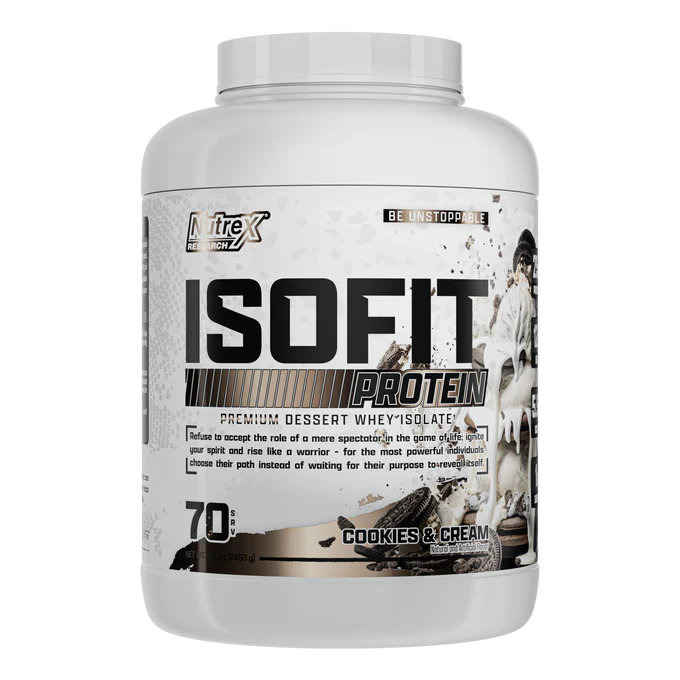 Nutrex Proteina Isofit 5 Lbs 70 Servicios cookies and cream