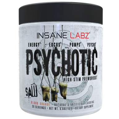 Insane Labz Psychotic Saw Pre Entreno 30 Servicios blood orange