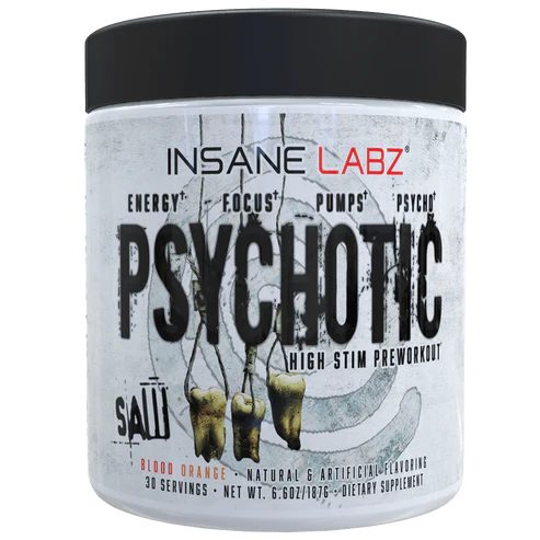 Insane Labz Psychotic Saw Pre Entreno 30 Servicios blood orange