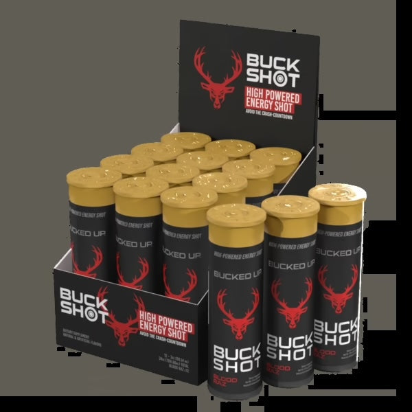 Bucked Up Buck Shot 12 Pack Blood Razz
