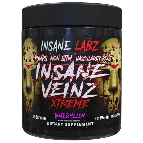 Insane Labz Veinz Xtreme Pre Entreno 30 Servicios Watermelon