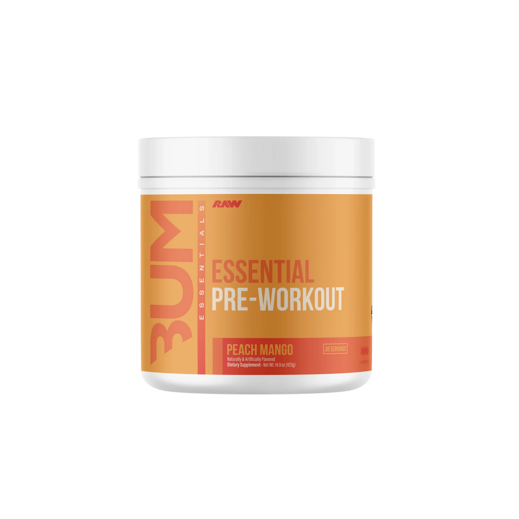 Raw Nutrition Bum Essentials Pre Entreno 30 Servicios Peach Mango