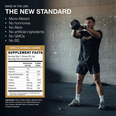 Raw Nutrition Proteina Bum Itholate Protein 1.9 Lbs 25 Servicios informacion nutricional