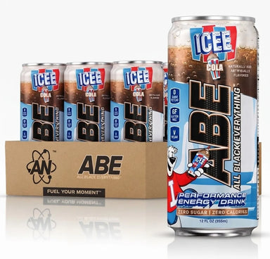 AN ABE Energy Drink + Performance 11.2 Oz 12 Pack ICEE Cola