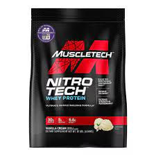 Muscletech Nitrotech whey 10 lbs vainilla