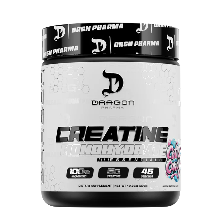 Dragon Pharma Creatina Con Sabor 306 Gr 45 Servicios Cotton Candy Portada