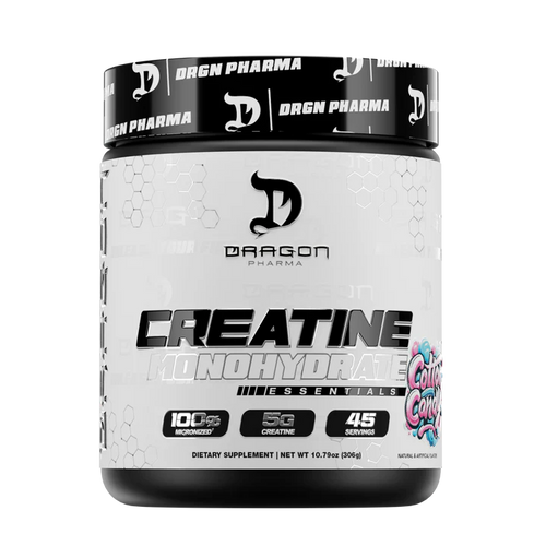 Dragon Pharma Creatina Con Sabor 306 Gr 45 Servicios Cotton Candy Portada