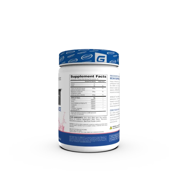 Gaspari Nutrition Aminolast 420gr 30 Servicios Informacion nutricional